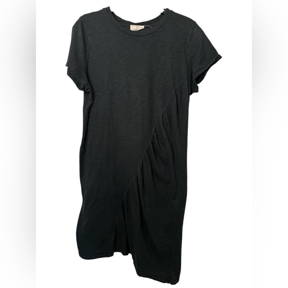 T.La Black Short Sleeve Tee Shirt Dress